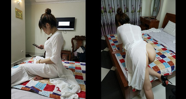 Baiser un prof aux gros seins en ao dai